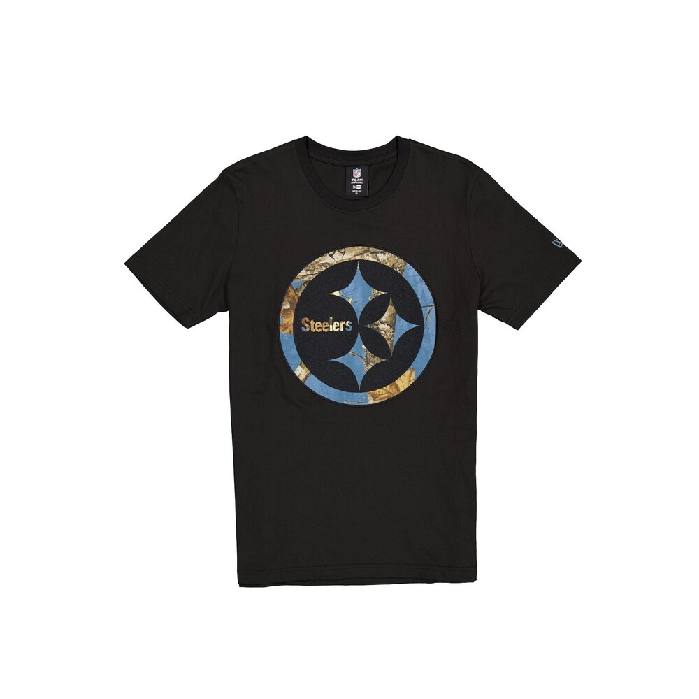 New Era Pittsburgh Steelers Black Realtree T-Shirt - Size L